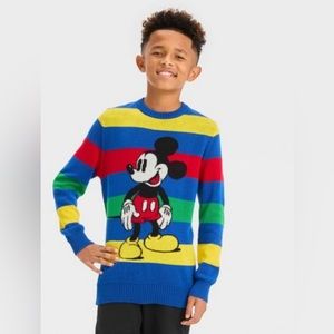 Disney 100 Target Exclusive Mickey Mouse Kids Unisex Sweater Size Medium BNWT